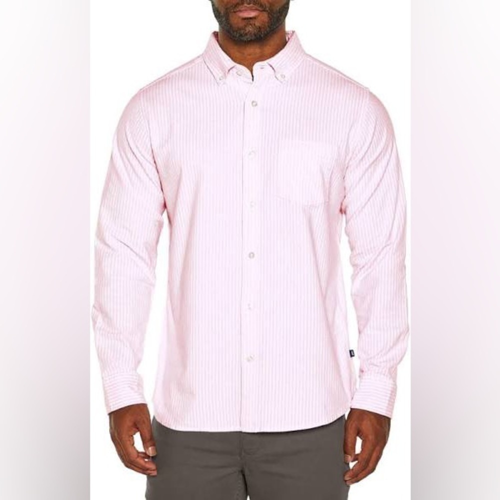 GAP Striped Long Sleeve Oxford Shirt